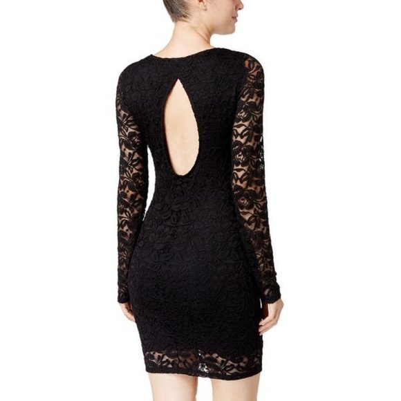 Material Girl Dresses & Skirts - 🆕Material Girl Lace Long sleeve Bodycon Dress